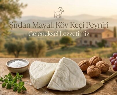 Şırdan Mayalı Köy Keçi Peyniri 1 kg